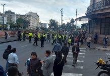 Foto: Protesta en Ecuador /cortesía