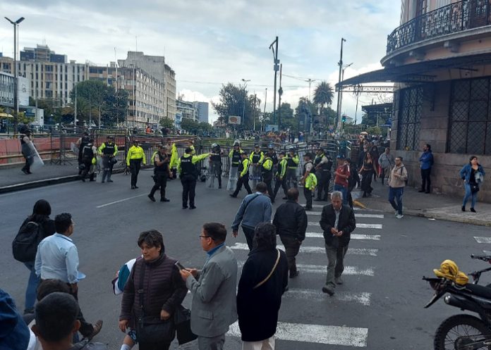 Foto: Protesta en Ecuador /cortesía