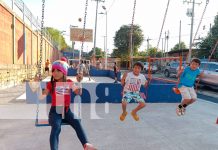 Foto: Gran cambio en Villa Canadá! El basurero se transformó en un parque infantil para disfrutar en familia. ¡Gracias al Gobierno de Nicaragua!/TN8