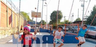 Foto: Gran cambio en Villa Canadá! El basurero se transformó en un parque infantil para disfrutar en familia. ¡Gracias al Gobierno de Nicaragua!/TN8