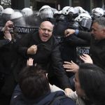 Foto: Protestas en Serbia /cortesía