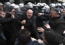 Foto: Protestas en Serbia /cortesía