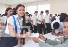 Foto: estudiantes fueron beneficiados con el bono de Bachillerato en Estelí/TN8