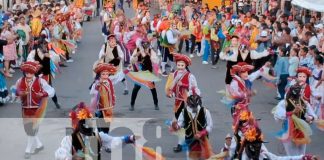 Foto: participación de las diferentes escuelas municipales de la danza folclórica en Carazo/TN8