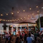 Foto: Encendido de luces navideñas en el parque municipal Rubén Darío de Bilwi/TN8