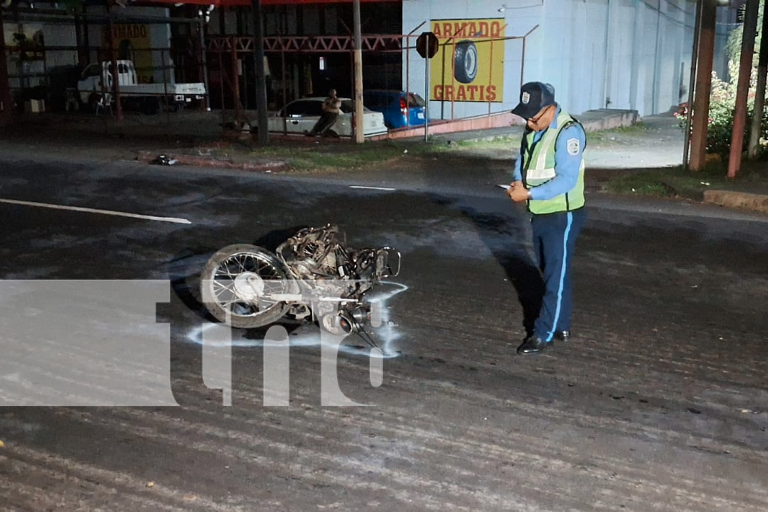 Foto:Dos fallecidos en brutal accidente de tránsito en Carretera Norte/TN8