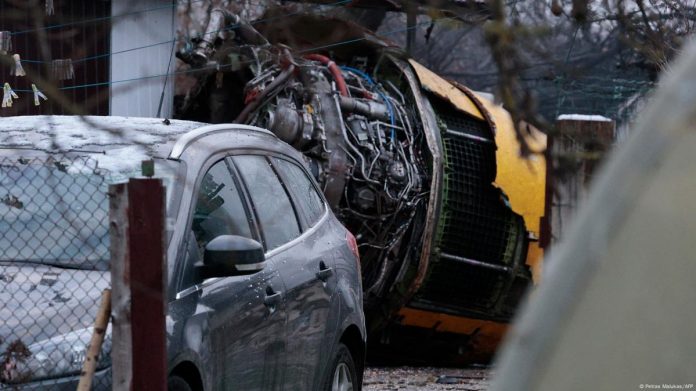 Foto: Avión de carga se estrella contra edificio en Vilna, Lituania