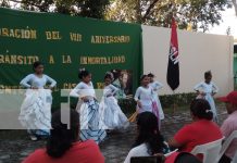 Foto: La militancia sandinista en Nandaime rinde homenaje al líder de la Revolución Cubana, Fidel Castro, recordando su legado de justicia/TN8