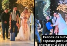 Foto: Regalo inesperado en boda /cortesía