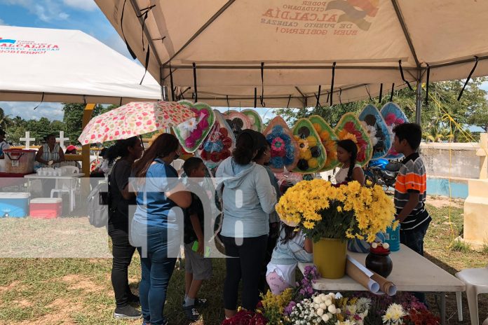 Foto: Cementerios de Nicaragua se visten de color y tradición en el día de los fieles difuntos/TN8