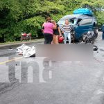 Foto: accidente de tránsito en Rivas/TN8