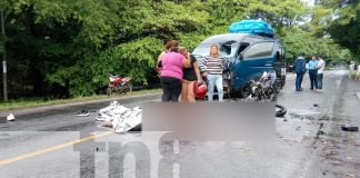 Foto: accidente de tránsito en Rivas/TN8