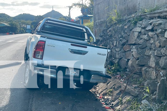 Foto: Accidente en Santo Tomás, Chontales deja daños materiales y golpes leves a conductores/TN8