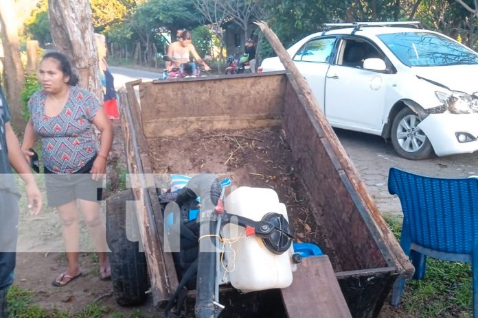 Foto: Accidente en el departamento de Rivas/TN8