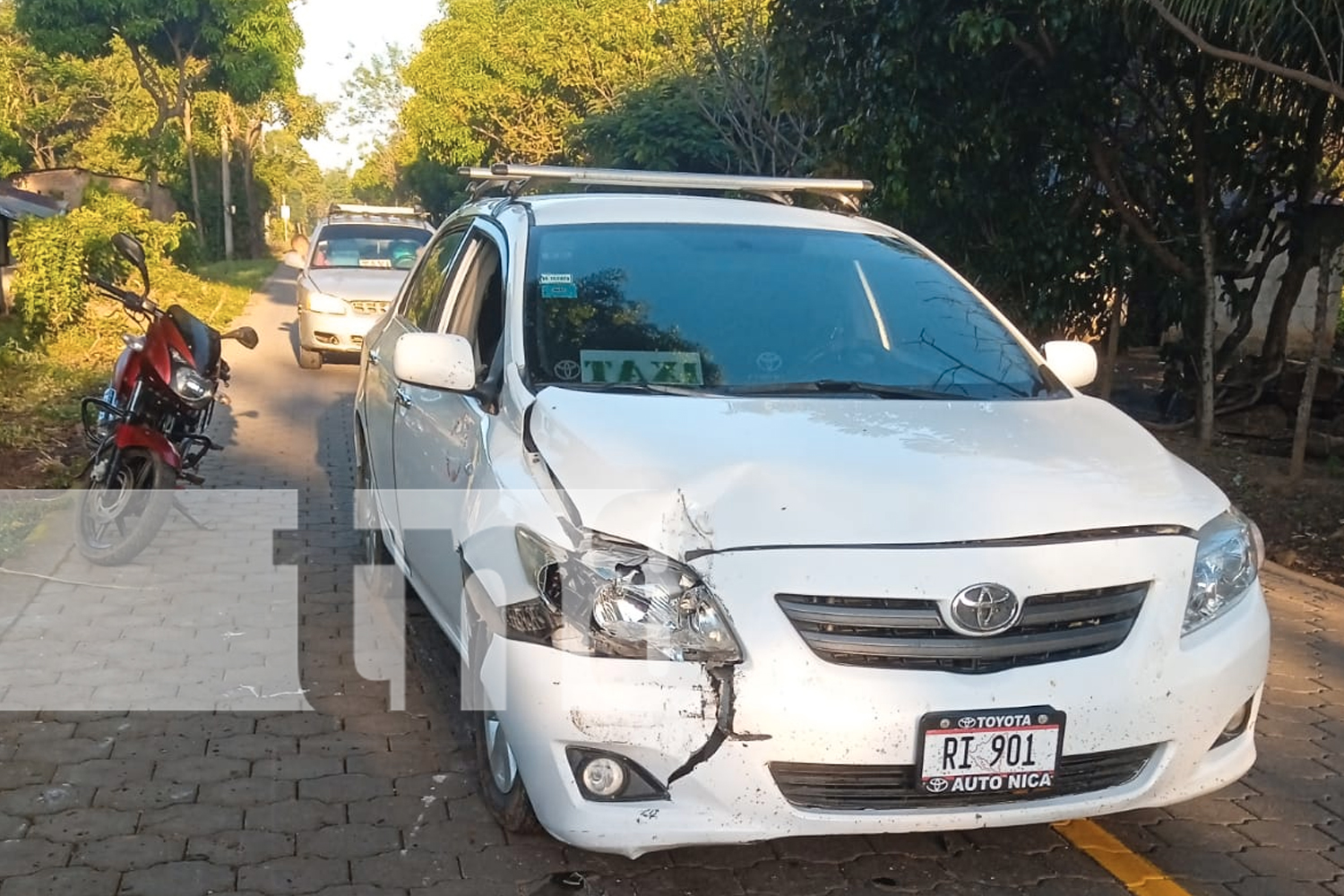 Foto: Accidente en el departamento de Rivas/TN8