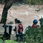 Foto: Joven arrastrado por las fuertes corrientes del río cerca del puente Los Laureles,Chontales/TN8