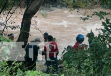 Foto: Joven arrastrado por las fuertes corrientes del río cerca del puente Los Laureles,Chontales/TN8