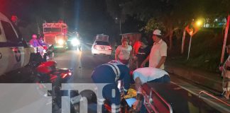 Foto: Accidente de tránsito deja a motociclista con severas lesiones en Juigalpa, Chontales/TN8