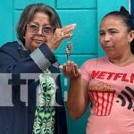 Foto: ¡Un sueño hecho realidad! Tres familias de Juigalpa recibieron las llaves de sus nuevos hogares gracias al buen gobierno sandinista/ TN8