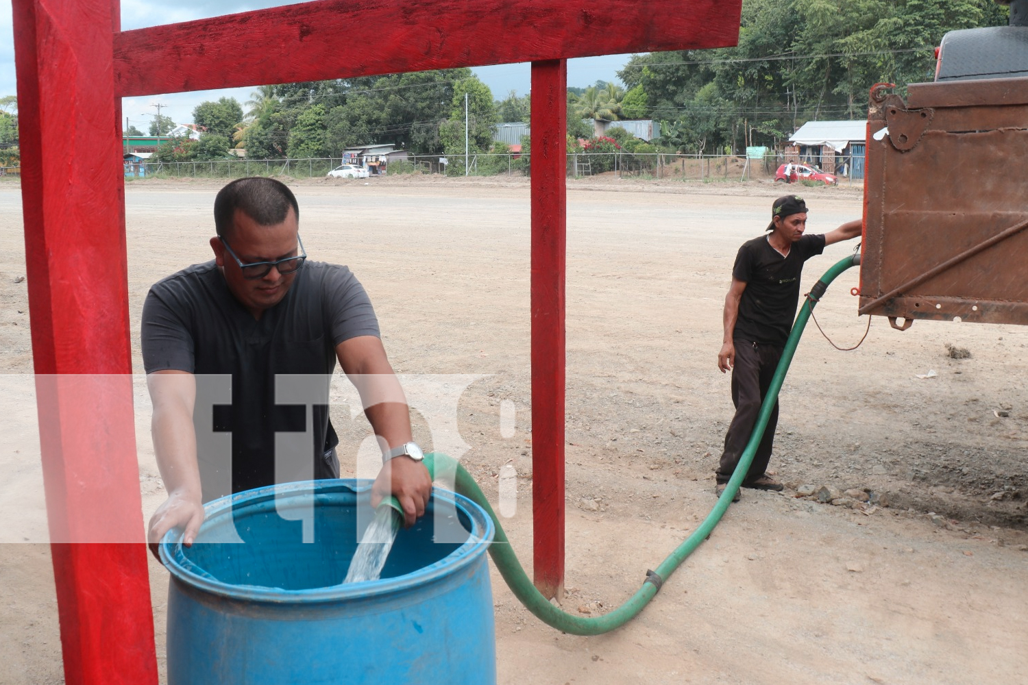 Foto: Autoridades Municipales de Siuna lanza área segura para la venta de pólvora, asegurando un espacio regulado para estas fiestas decembrinas/TN8