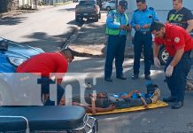 Foto: Ciclista en dirección contraria causa colisión en Mansión Teolinda/TN8