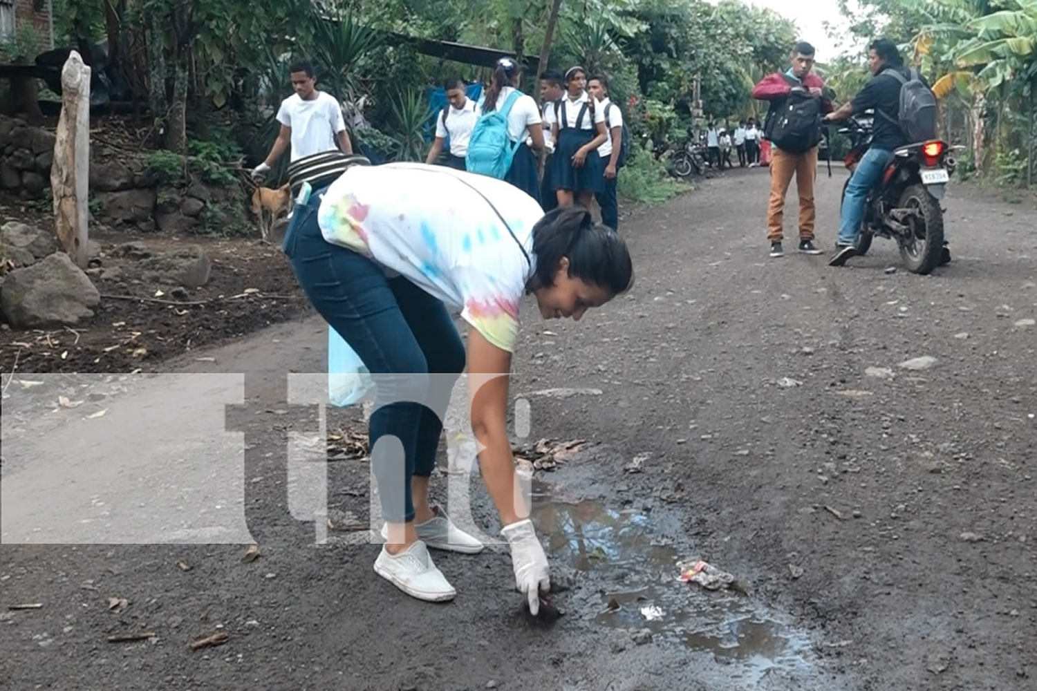 Foto: ¡La Palma,Ometepe está de fiesta por su limpieza! Gracias a la participación de jóvenes y familias por un entorno más limpio/TN8