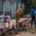 Foto: La Alcaldía de Puerto Cabezas lidera una jornada de limpieza masiva para combatir la basura y mejorar la salubridad en Bilwi/TN8