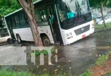 Foto: accidente de tránsito ocurrió en el sector de Casa Pellas, Managua/TN8