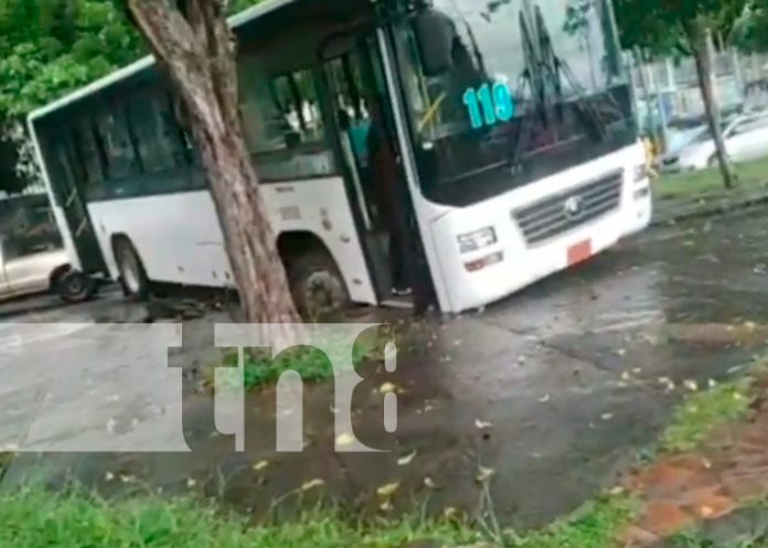 Foto: accidente de tránsito ocurrió en el sector de Casa Pellas, Managua/TN8