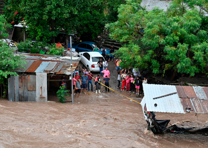 Foto: Afectaciones por Tormenta Tropical Sara en Honduras/Cortesía