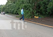 Foto: kilómetro 22 de la carretera Sabana Grande a Managua/TN8