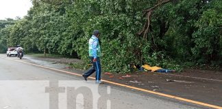 Foto: kilómetro 22 de la carretera Sabana Grande a Managua/TN8