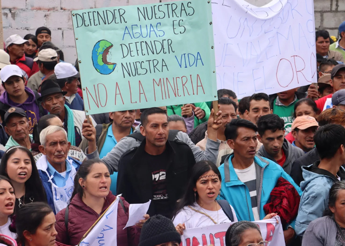 Foto: Protesta en Ecuador /cortesía 