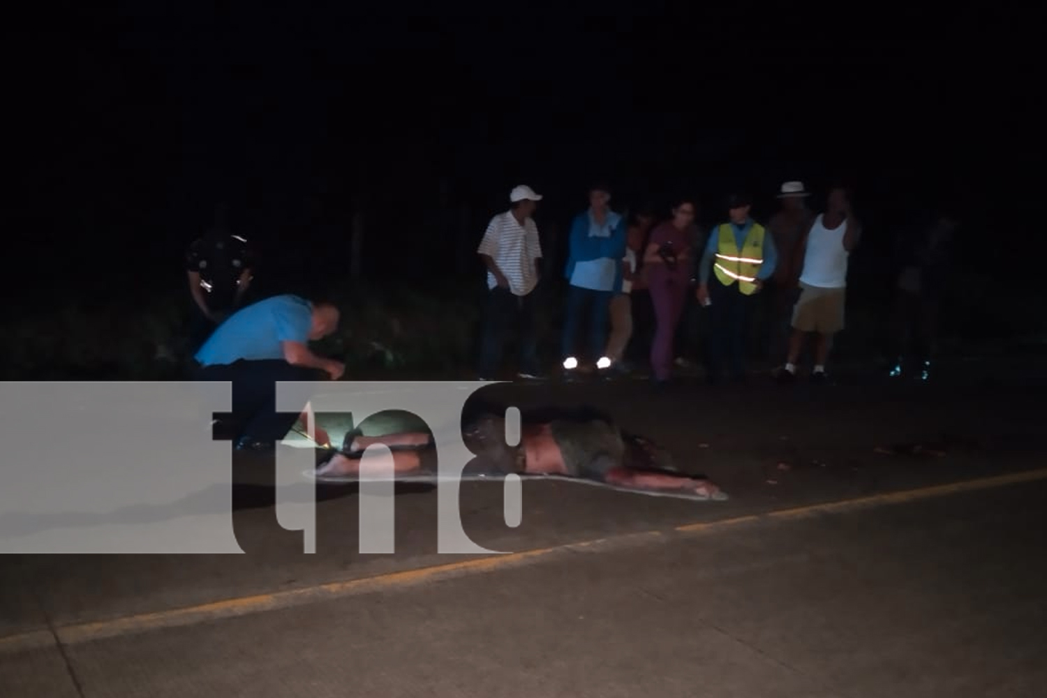 Foto: Adulto mayor muere atropellado por conductor ebrio en Caño Azul/TN8