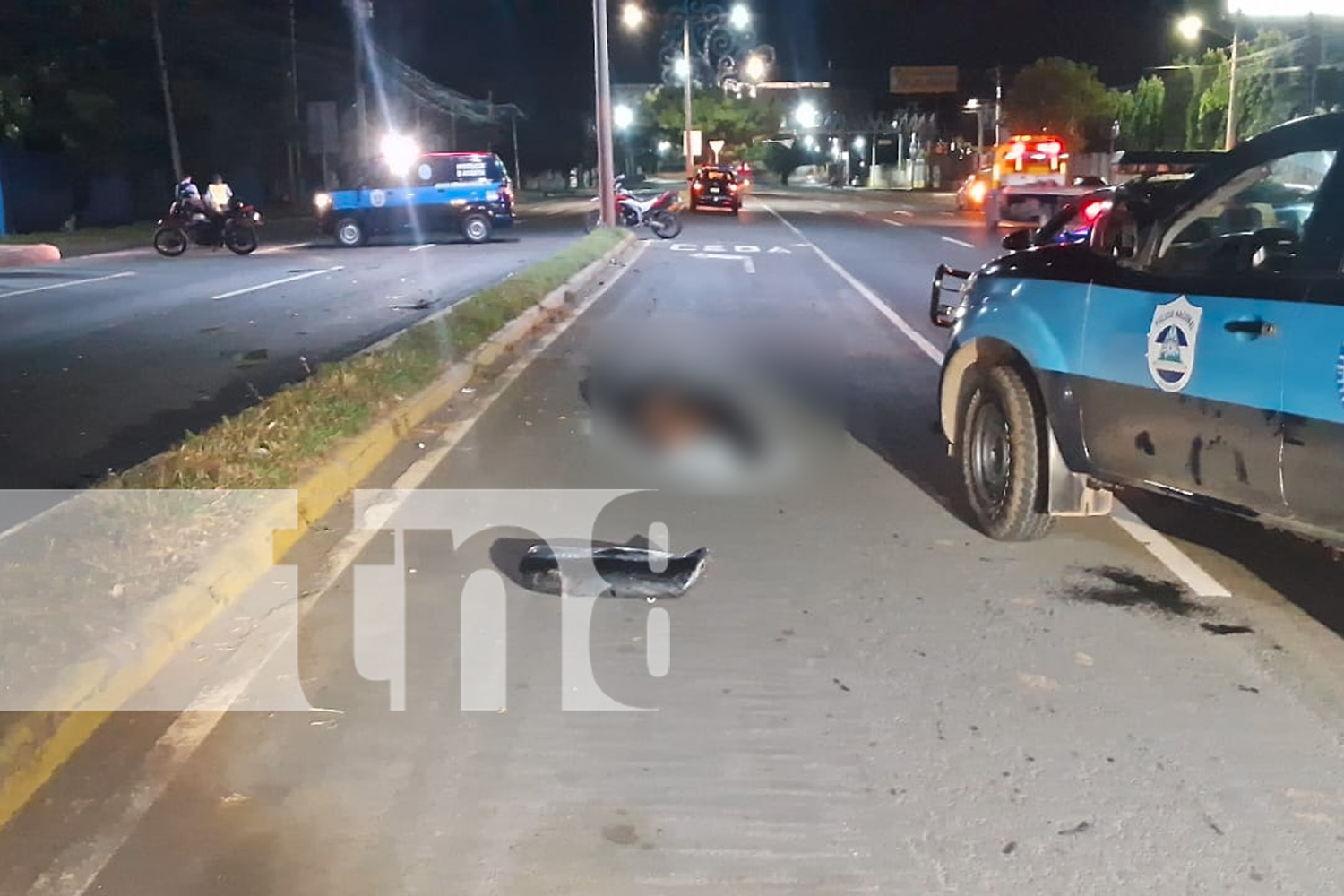 Foto:Dos fallecidos en brutal accidente de tránsito en Carretera Norte/TN8