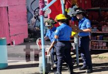 Foto: Bomberos realizan inspección en Managua /TN8