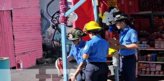 Foto: Bomberos realizan inspección en Managua /TN8