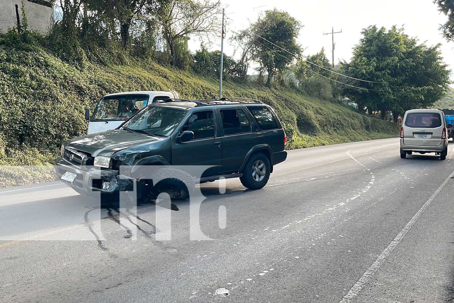 Foto: Accidente en Santo Tomás, Chontales deja daños materiales y golpes leves a conductores/TN8