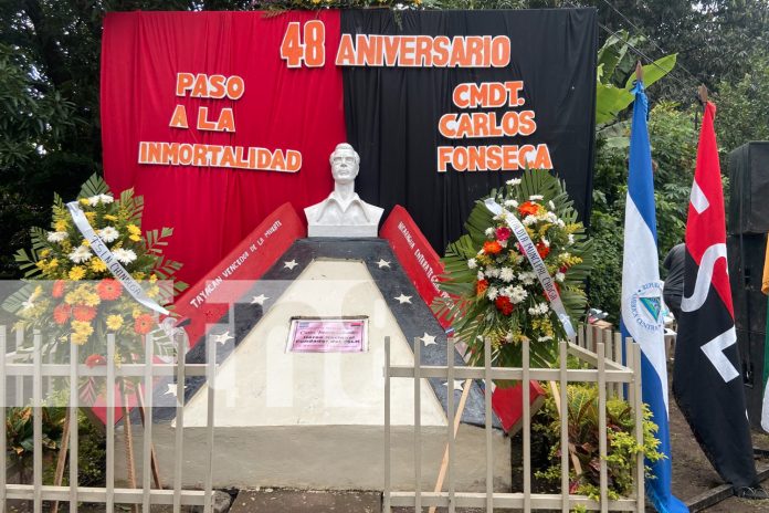 Foto: Nicaragua conmemora el 48° aniversario del Comandante Carlos Fonseca Amador/TN8