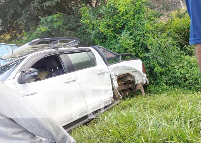 Foto: Dos accidentes de tránsito en menos de 24 horas en la carretera Jinotega-San Rafael del Norte/TN8