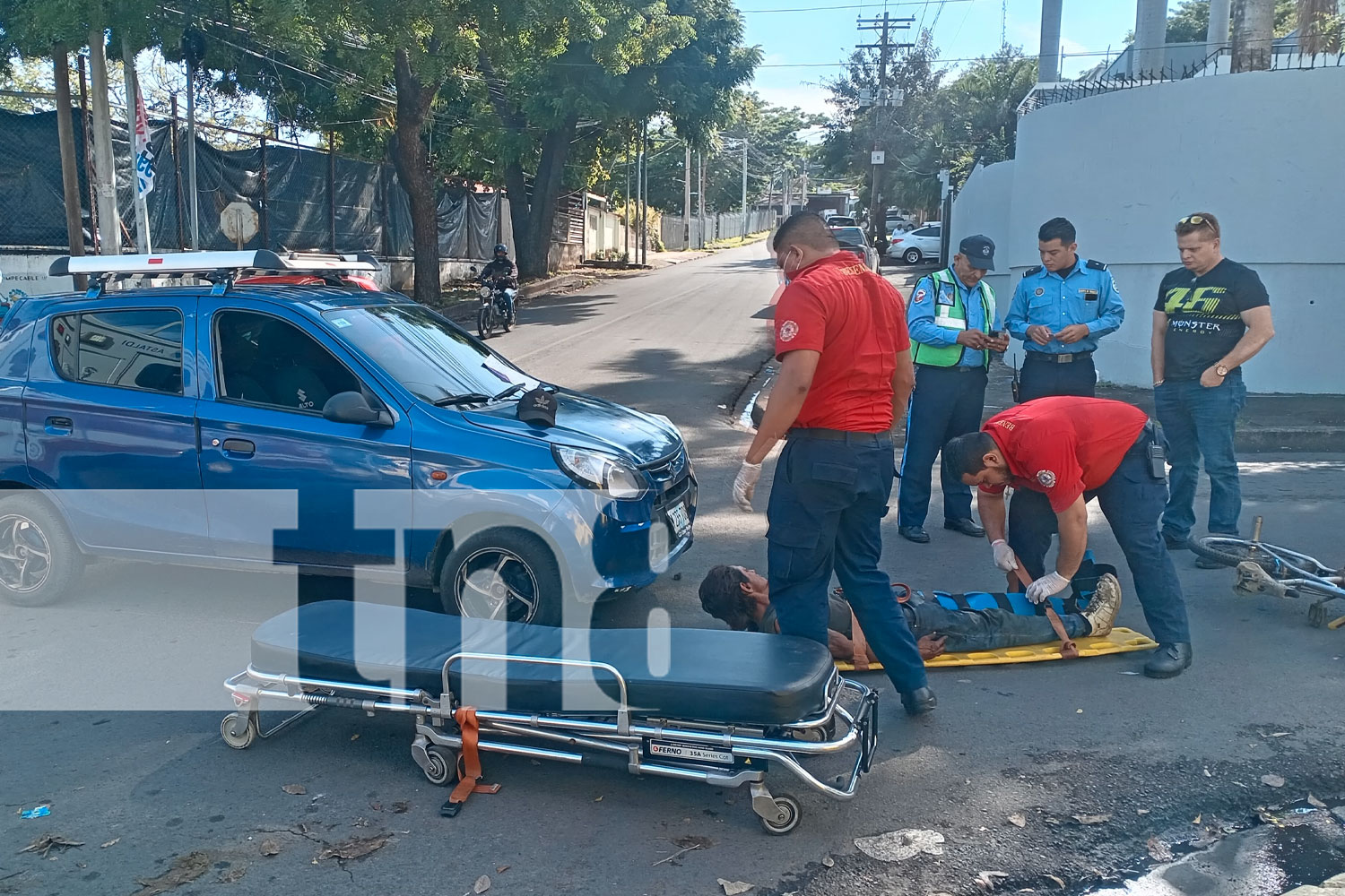 Foto: Ciclista en dirección contraria causa colisión en Mansión Teolinda/TN8