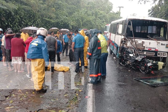 Foto: Accidente de tránsito en Carazo/TN8