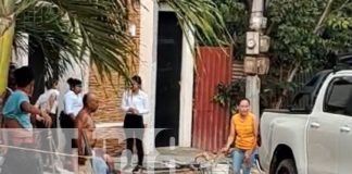 Foto: Grave accidente en Juigalpa: Dos obreros lesionados tras la caída de un andamio en el restaurante El Mirador. /TN8