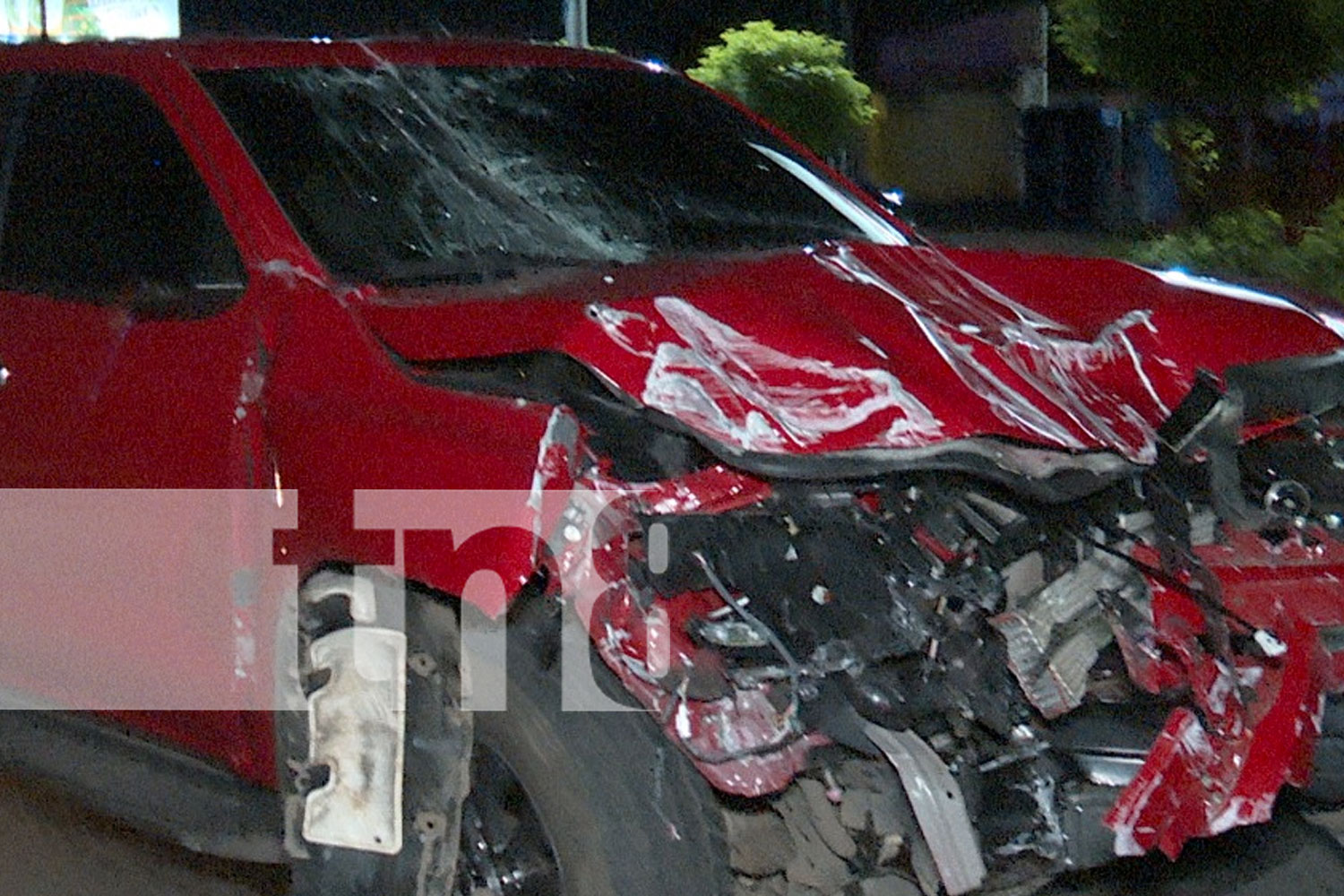 Foto: Aparatoso accidente en la pista suburbana de Managua /TN8