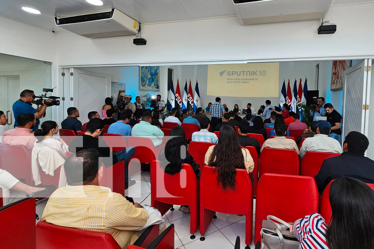 Foto: Comunicadores de Nicaragua aprenden sobre inteligencia artificial en taller de Sputnik/ TN8