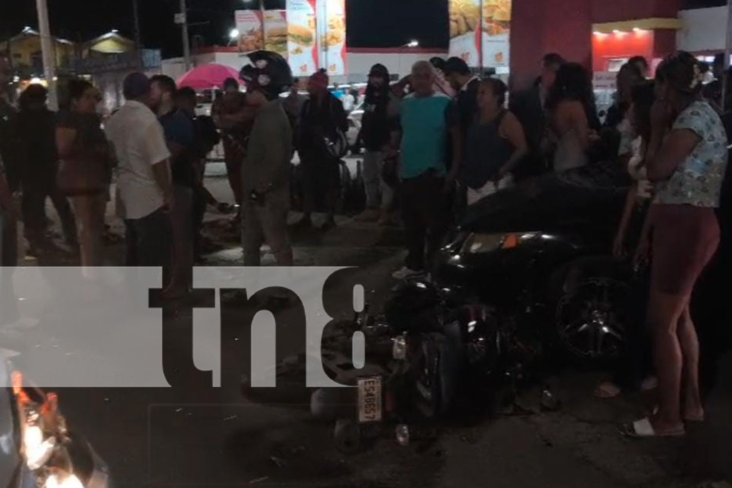 Foto: Accidente de tránsito deja a motociclista herido de gravedad en Estelí/TN8