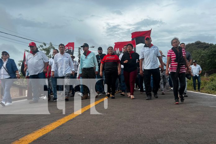 Foto: Hoy se inaugura el primer tramo de la carretera La Libertad-Cuapa en Chontales, impulsando conectividad y progreso en la región /TN8