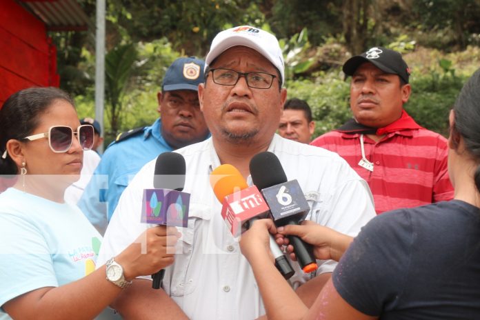 Foto: Autoridades Municipales de Siuna lanza área segura para la venta de pólvora, asegurando un espacio regulado para estas fiestas decembrinas/TN8