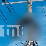 Foto: Fallece hombre tras recibir descarga eléctrica al realizar conexión ilegal en Cárdenas, Rivas/TN8