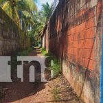 Foto: “el callejón de Lucho”, ubicado a una cuadra y media al norte del Consejo Electoral Regional en Bilwi/TN8